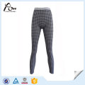 Women Jacquard Leggings Stretch Thermal Underpants